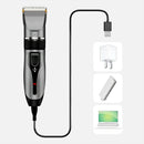 Cortapelos para hombres / Rueda de precisión de 5 niveles / Recargable / 4 peines guía y peine incluido / Para cabello, barba, vello corporal