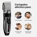 Cortapelos para hombres / Rueda de precisión de 5 niveles / Recargable / 4 peines guía y peine incluido / Para cabello, barba, vello corporal