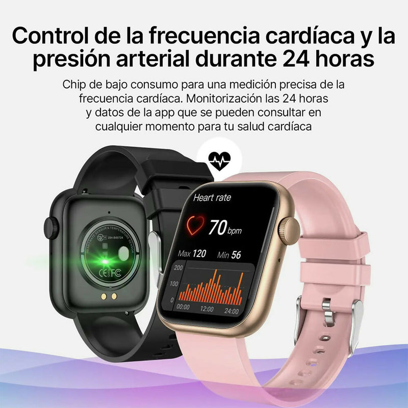 Reloj inteligente para hombres con 100 modos de entrenamiento / Batería de 35 días / Seguimiento de salud 24/7 / Pantalla HD / Smartwatch para mujer / IP67 / Llamadas por bluetooth